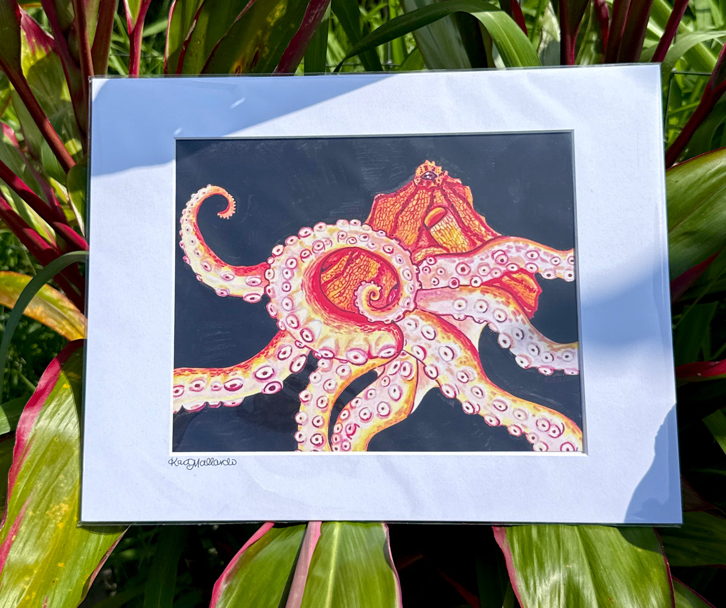 "Crimson Crawler" | Paper Print