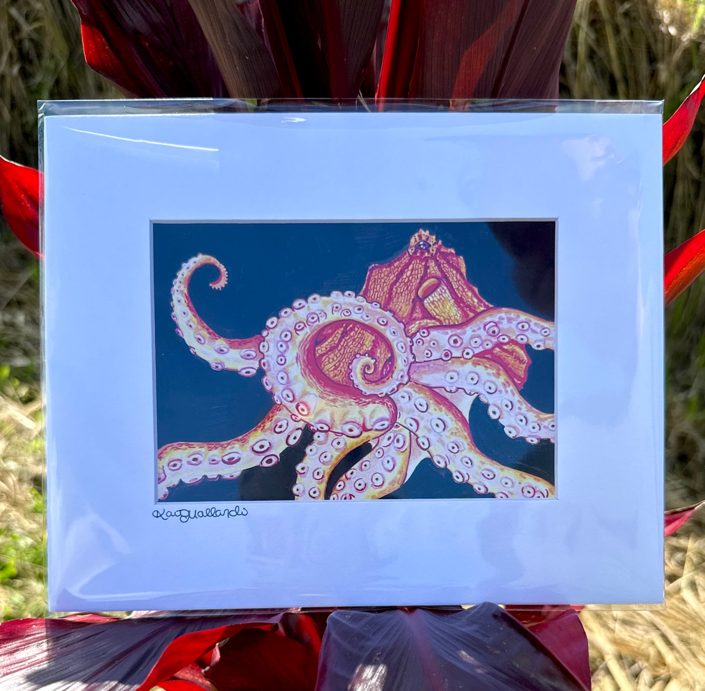 "Crimson Crawler" | Paper Print